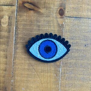 Blue Eye Embroidered Patch for Kids